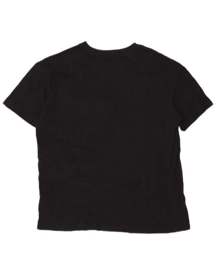 T-shirt grafica da uomo Nike Top in cotone nero medio