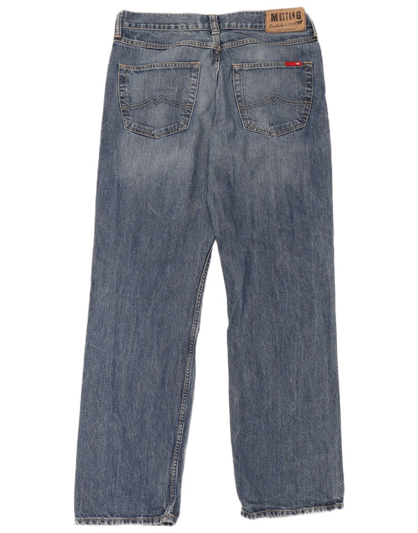 Jeans Bootcut da uomo Mustang W34 L34 cotone blu