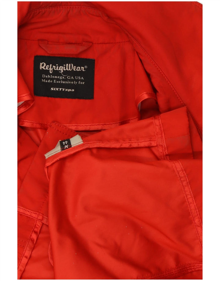Giubbotto Bomber Crop Donna Refrigiwear IT 44 Medio Rosso Poliestere