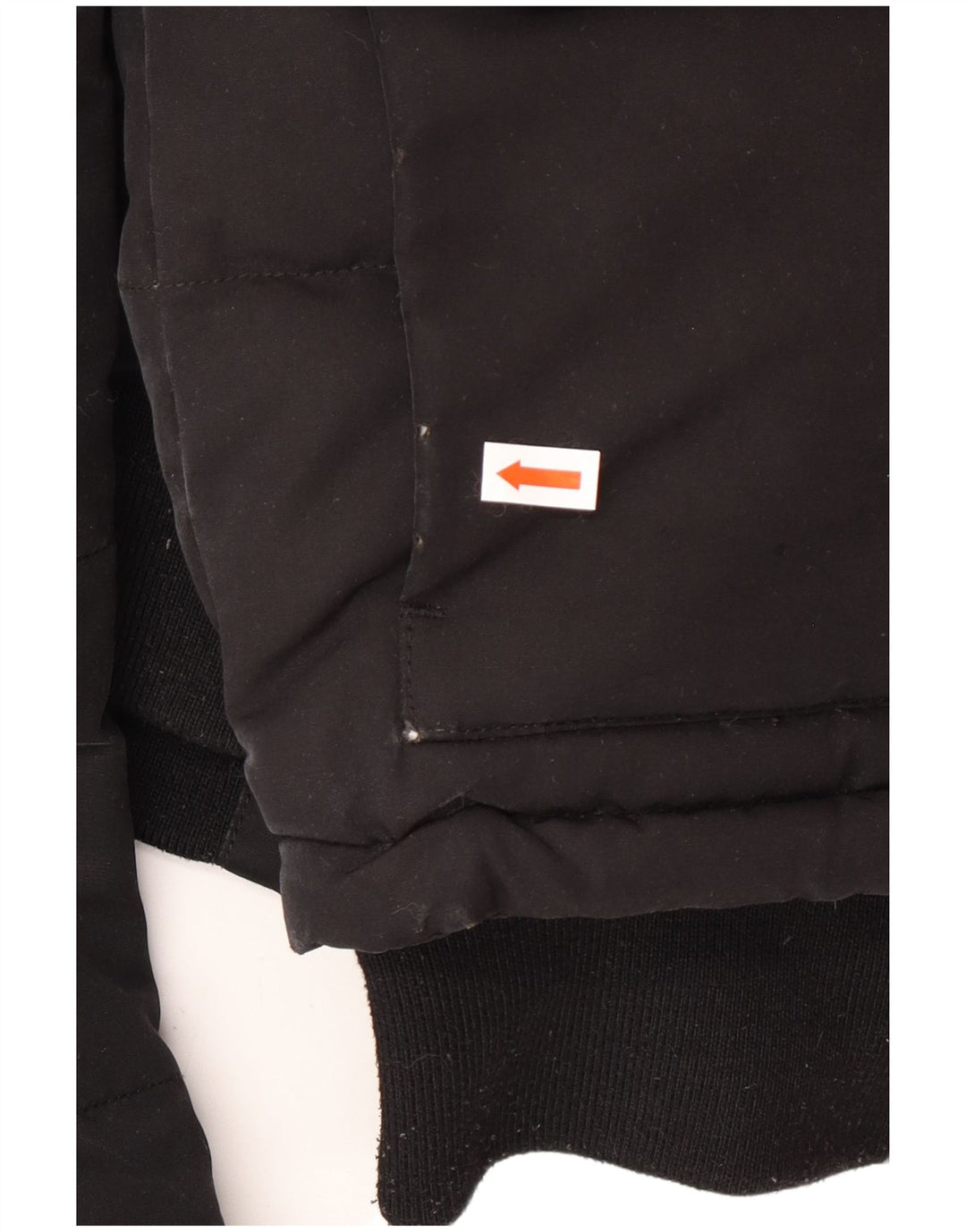 Giacca imbottita da donna con vestibilità ampia con cappuccio Superdry UK 10 Small Black Winter