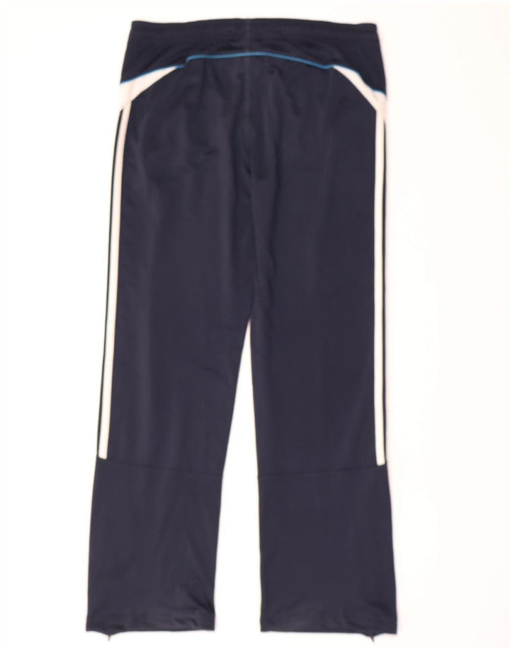 ADIDAS Boys Tracksuit Trousers 15-16 Years  Navy Blue Polyester Vintage Adidas and Second-Hand Adidas from Messina Hembry 