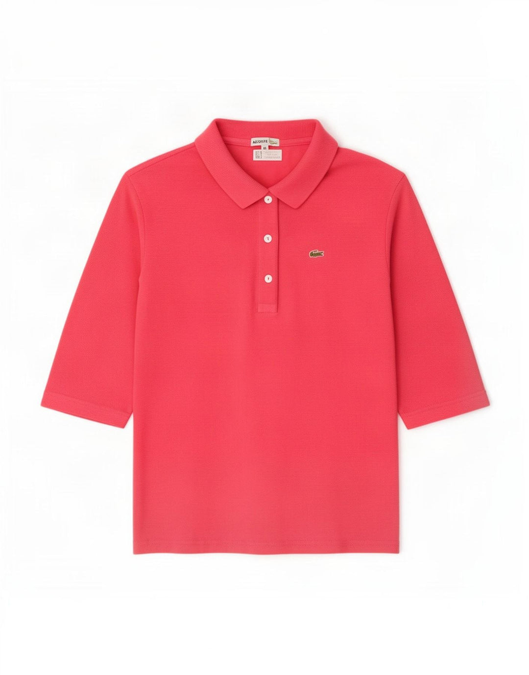 Polo da donna Lacoste taglia 44 cotone rosa medio
