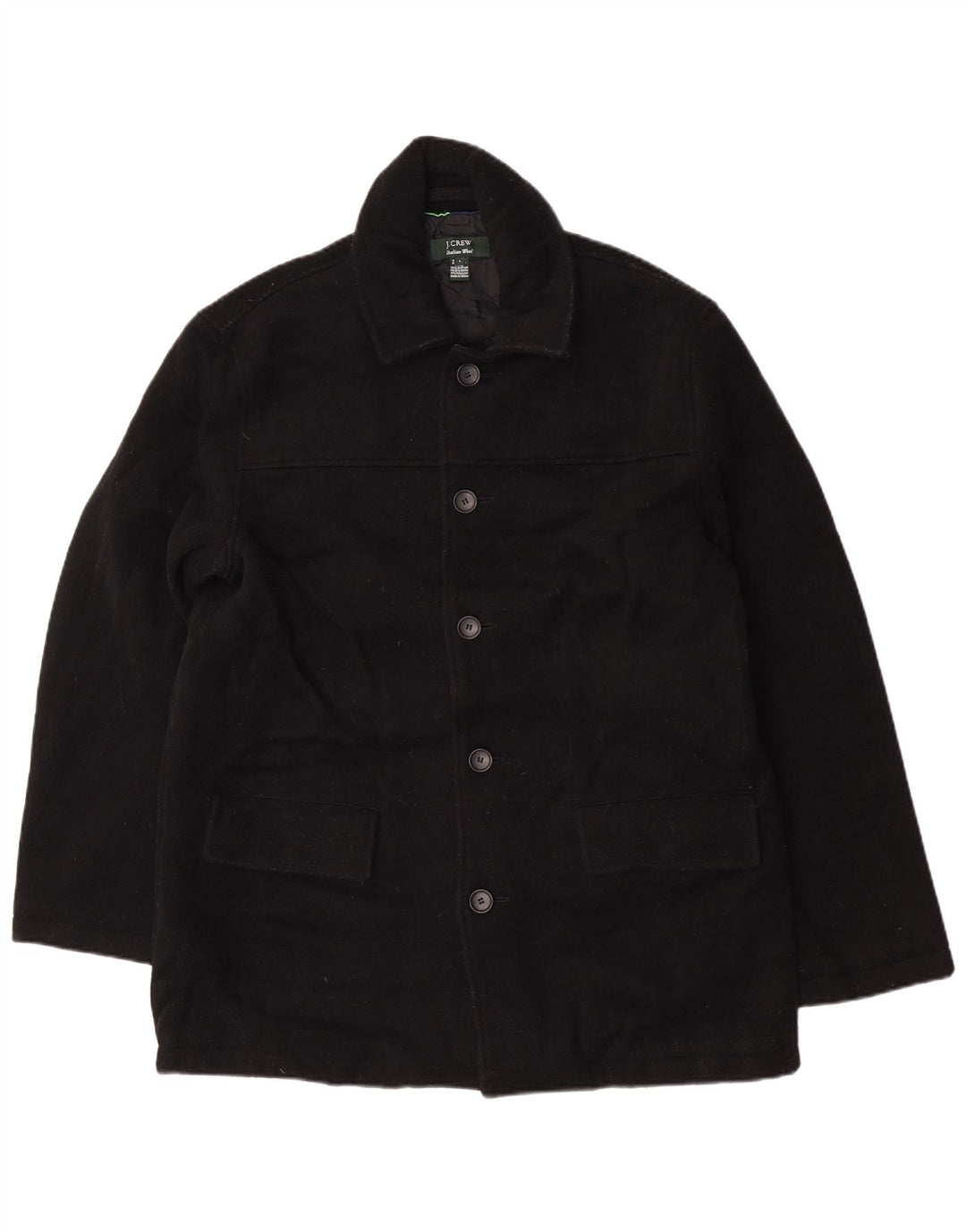 Soprabito da uomo J. Crew UK 40 grande lana nera