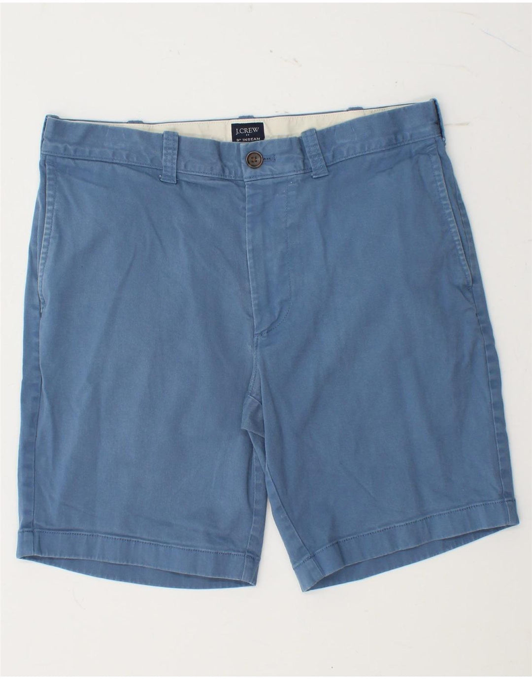 Pantaloncini chino da uomo J. CREW W31 cotone blu medio
