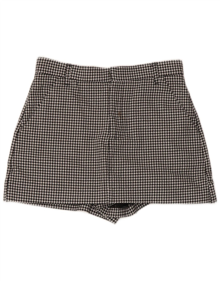 Pantaloncini chino da donna Zara piccoli W26 pied de poule neri