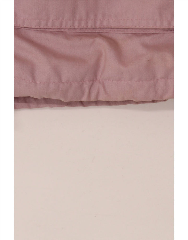 Cappotto vintage oversize da donna a vento IT 36/38 XS poliestere rosa