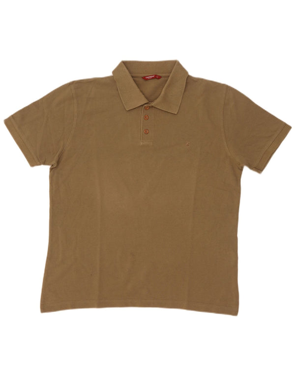 Polo Carrera Uomo Large Verde Cotone