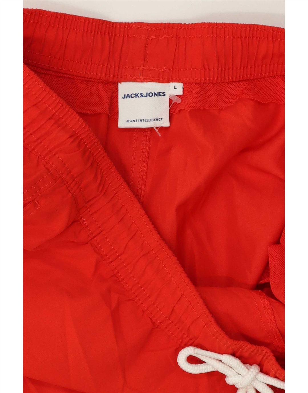 Pantaloncini da bagno da uomo Jack & Jones grandi rossi