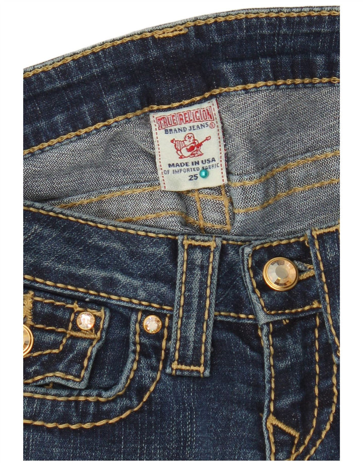 Jeans bootcut da donna True Religion W25 L31 cotone blu