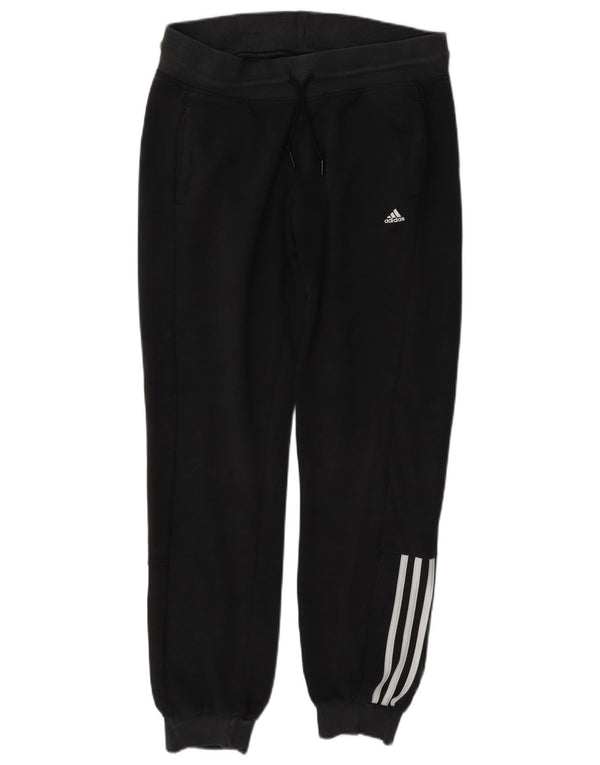 Adidas Womens Climalite Tracksuit Trousers Joggers UK 12/14 Medium Black