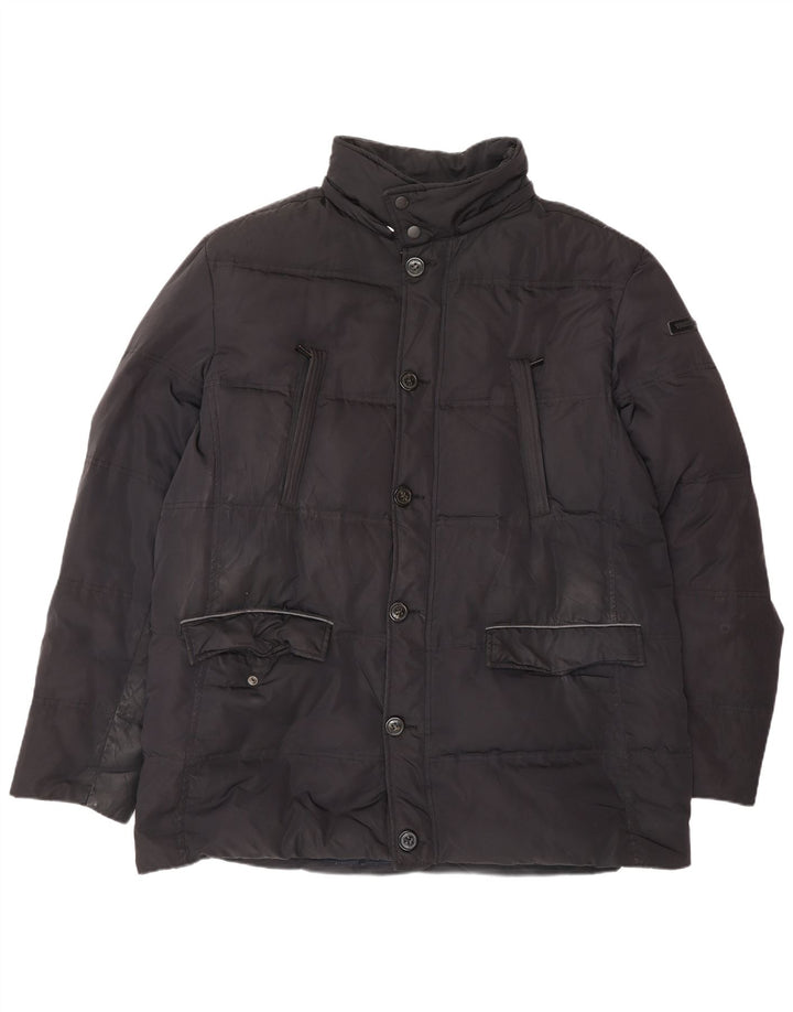 Giubbotto Imbottito Uomo TRUSSARDI JEANS IT 56 3XL Nero Poliestere