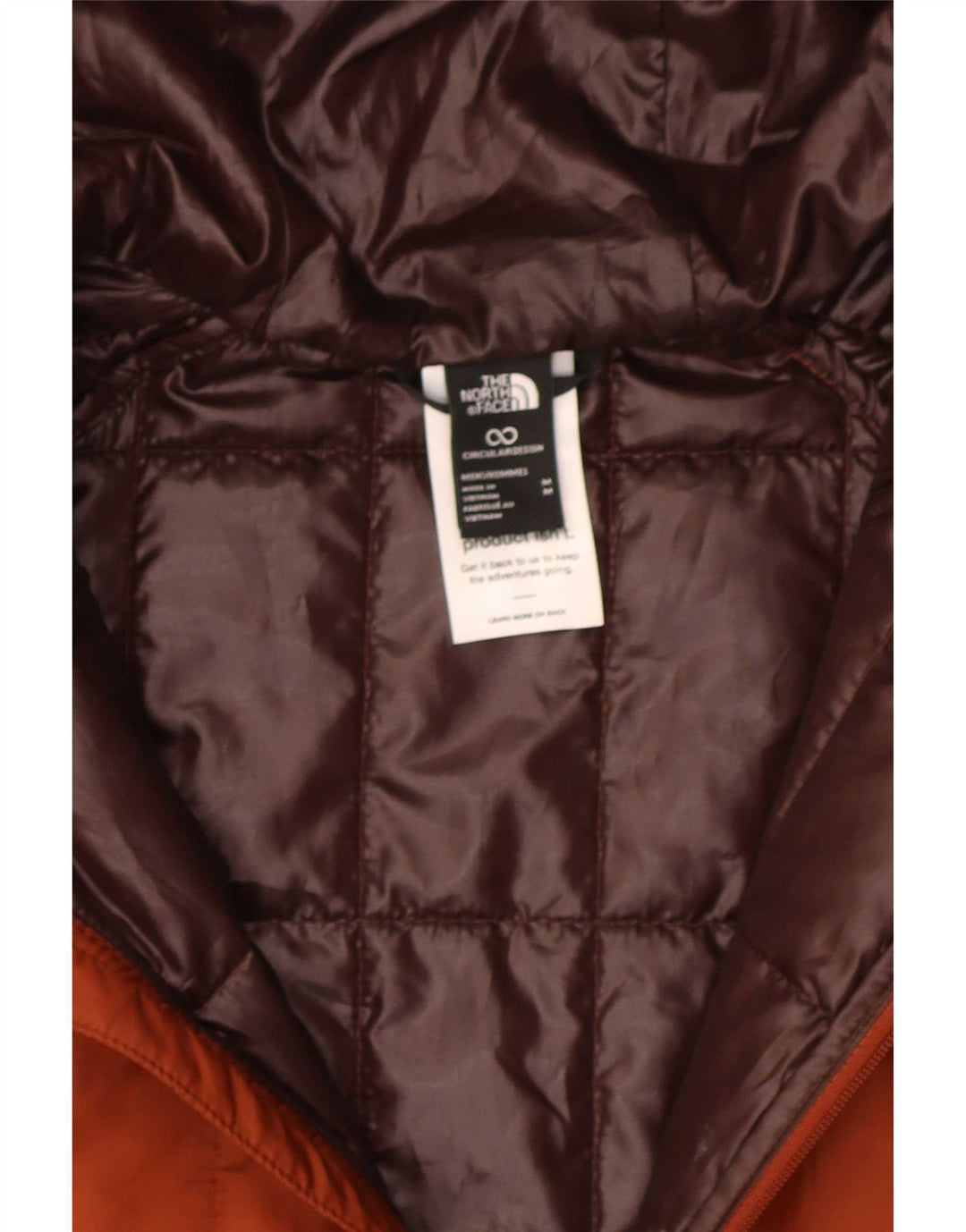 Giacca imbottita con cappuccio da uomo The North Face UK 38 Marrone medio