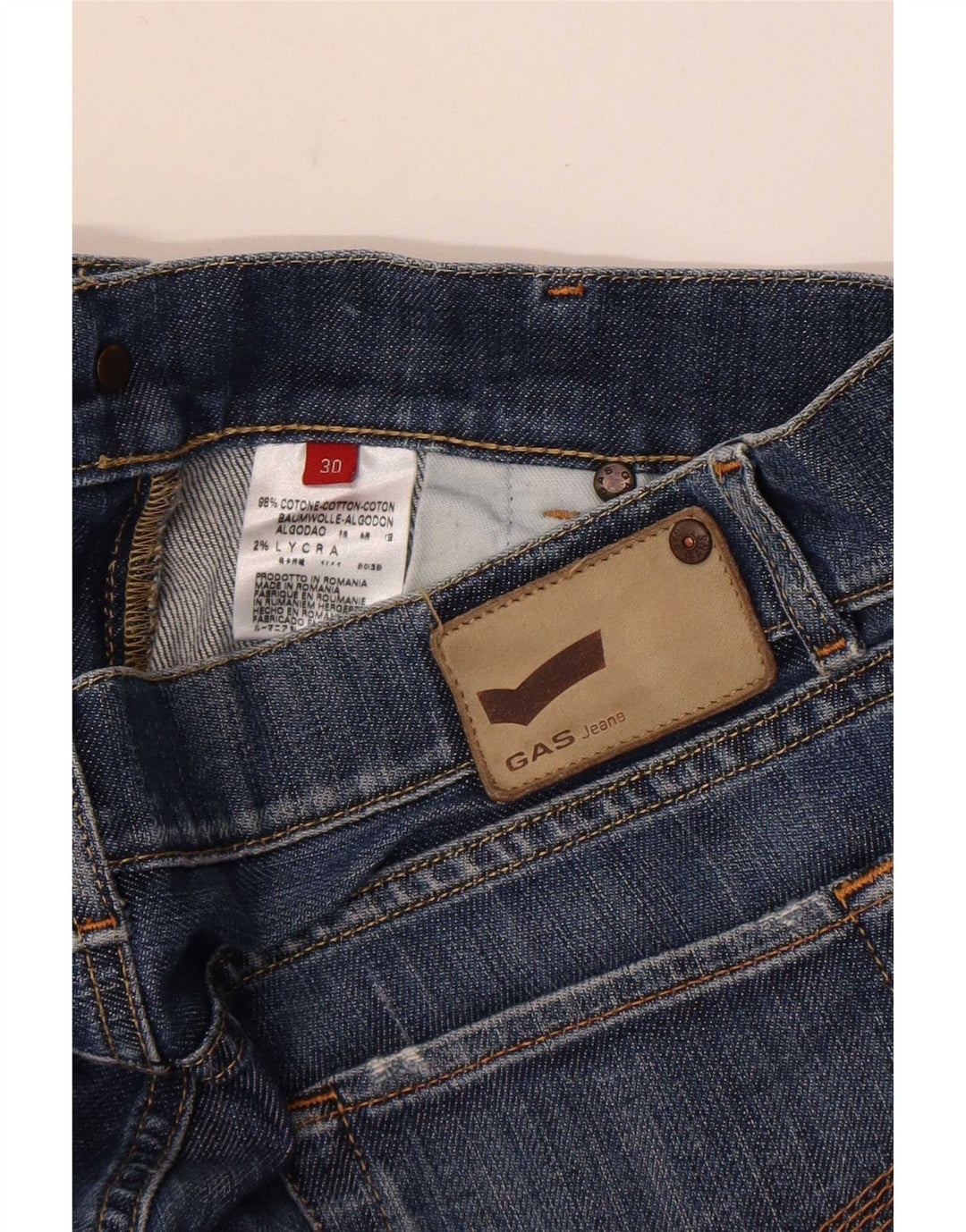 Jeans Bootcut da donna Gas W30 L32 cotone blu