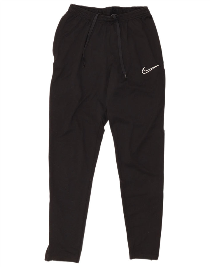 Pantaloni da tuta da uomo NIKE Dri Fit Small in poliestere color block nero