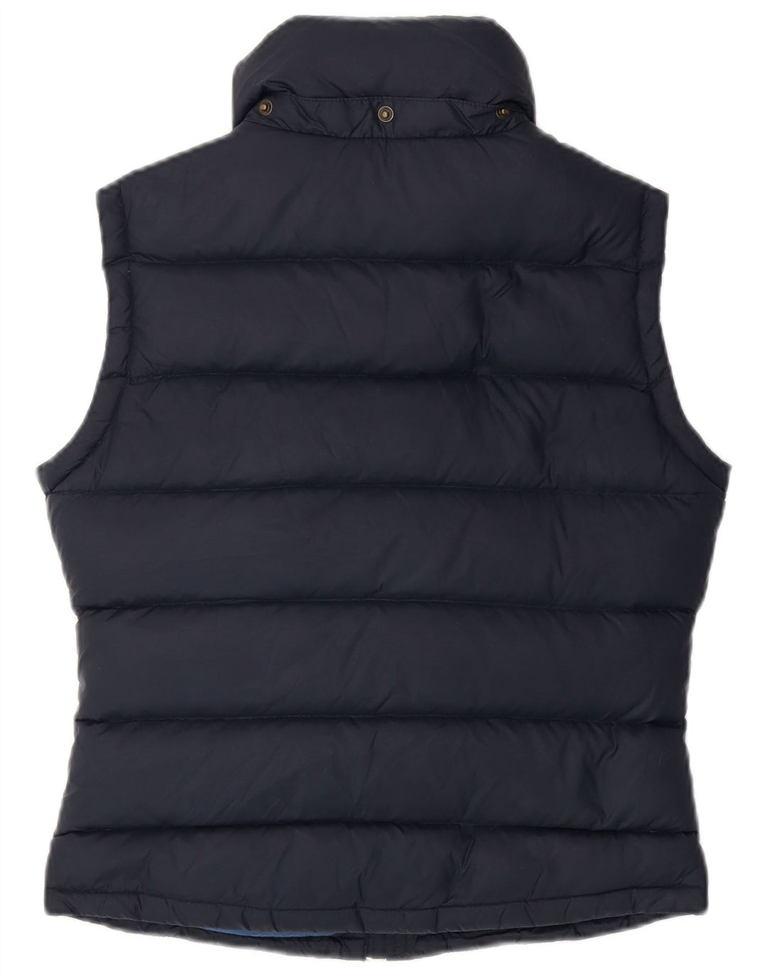 JACK WILLS Gilet imbottito oversize da donna UK 10 piccolo in nylon blu navy