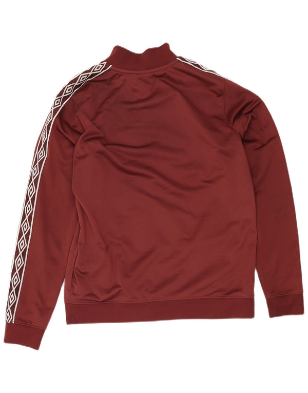 Giacca da tuta grafica da donna Umbro UK 16 Large Bordeaux Poliestere