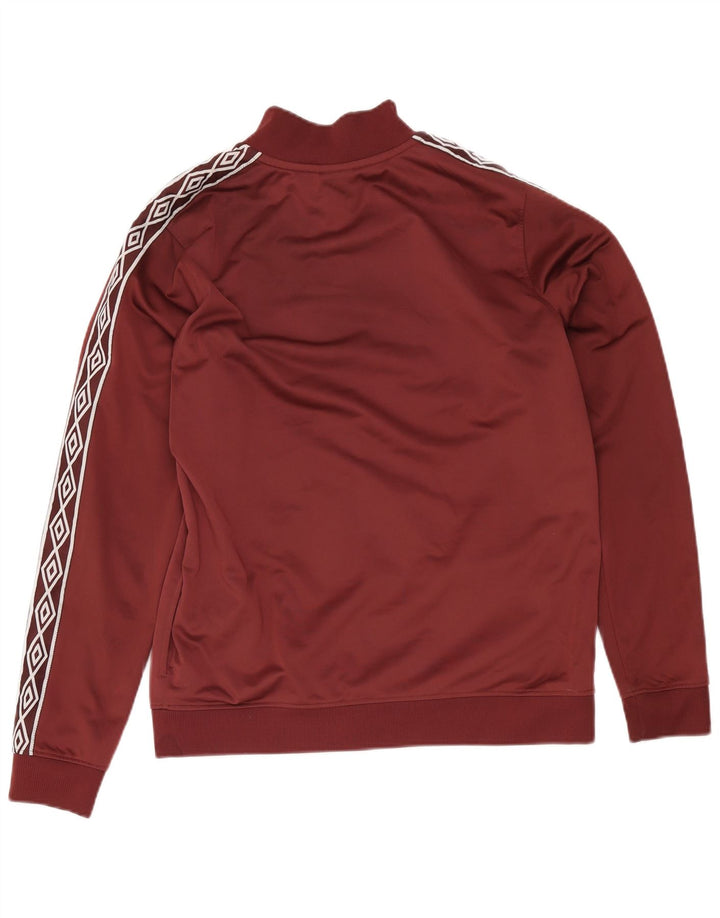 Giacca da tuta grafica da donna Umbro UK 16 Large Bordeaux Poliestere