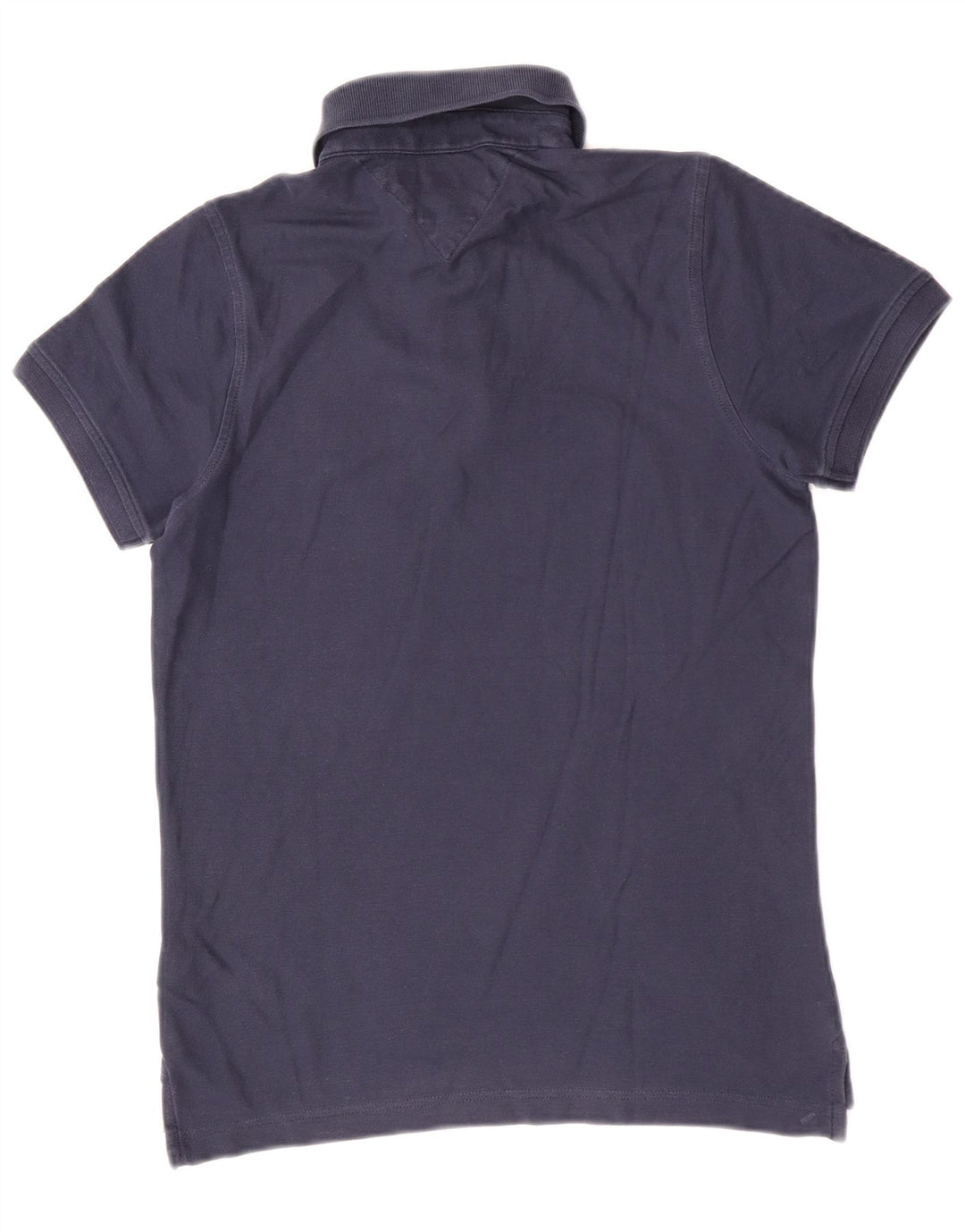 Polo da uomo Tommy Hilfiger piccola in cotone blu navy