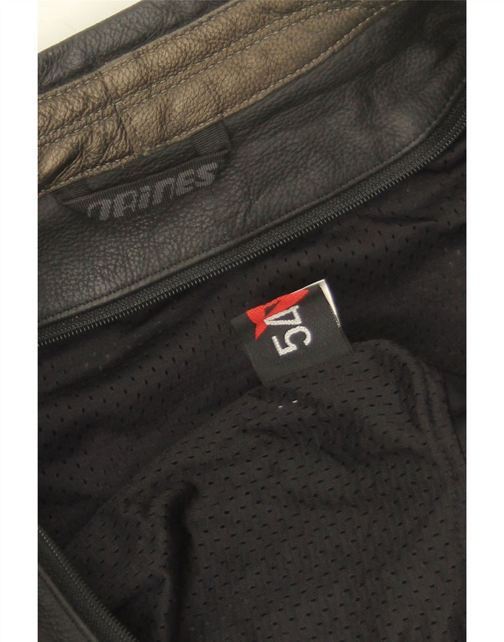 Giacca da pilota in pelle da uomo Dainese EU 54 Large in pelle nera color block