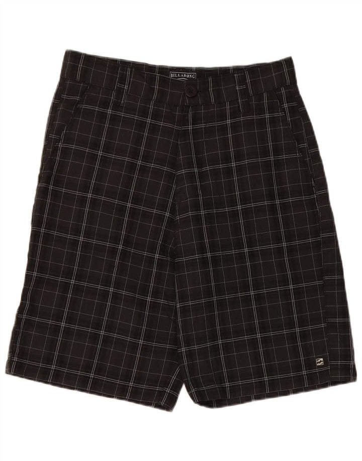 Pantaloncini chino da uomo Billabong W28 piccoli quadri neri