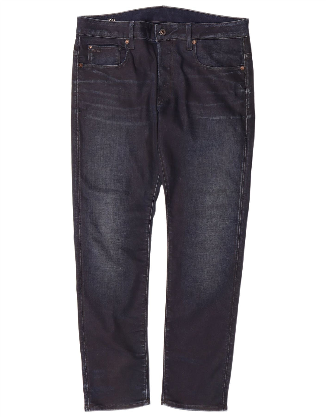 Jeans slim da uomo G-STAR 3301 W34 L32 Blu navy