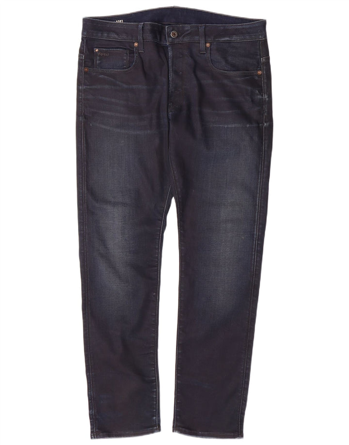 Jeans slim da uomo G-STAR 3301 W34 L32 Blu navy