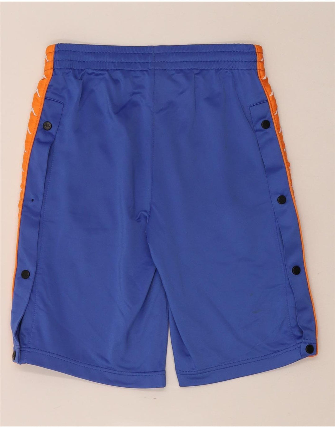 Pantaloncini sportivi grafici Kappa da bambino 13-14 anni in poliestere color block blu