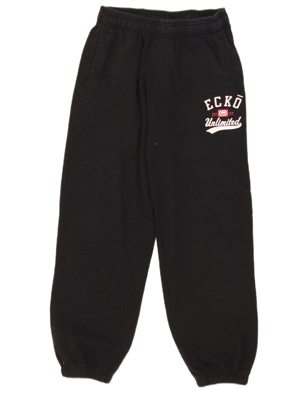 Ecko Unltd Pantaloni da tuta grafici da uomo Joggers grandi neri