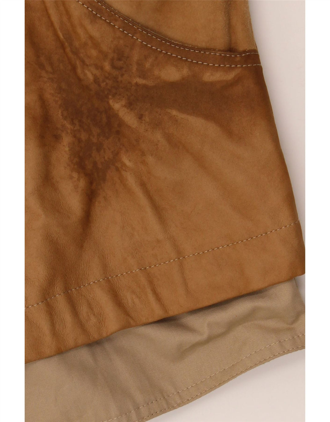 Giacca ampia da donna BELFE IT 44 Pelle color block beige medio