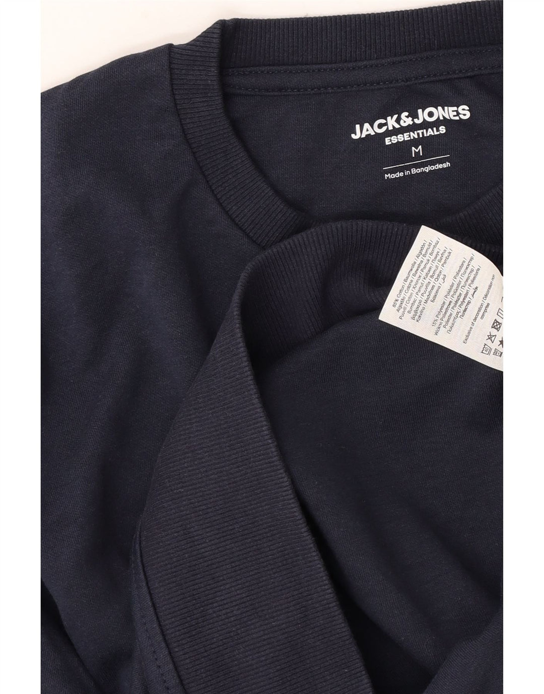 Jack & Jones Felpa da uomo in cotone medio blu navy