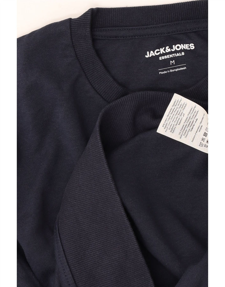 Jack & Jones Felpa da uomo in cotone medio blu navy