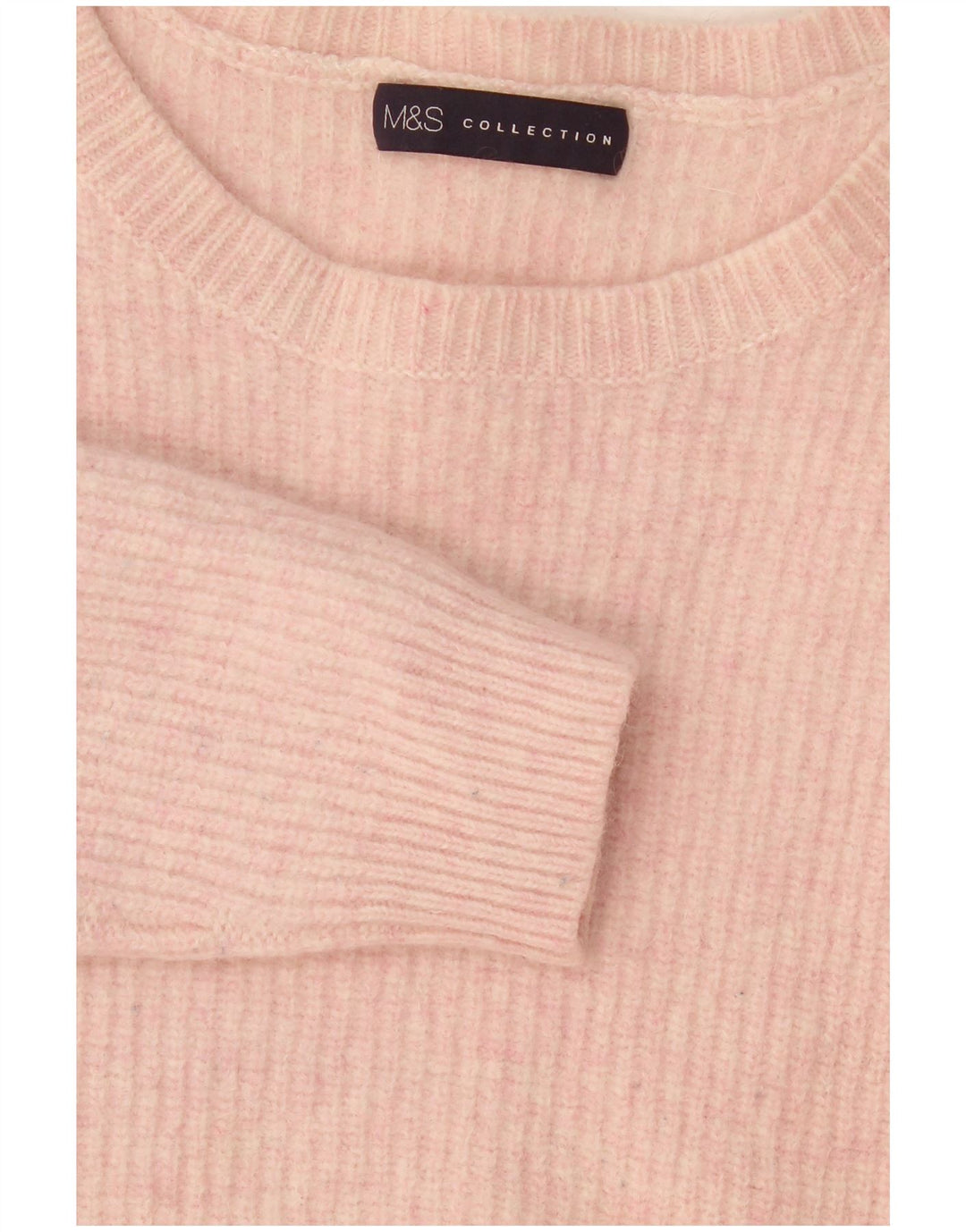 Maglione maglione con scollo a barca da donna Marks & Spencer UK 14 Rosa medio