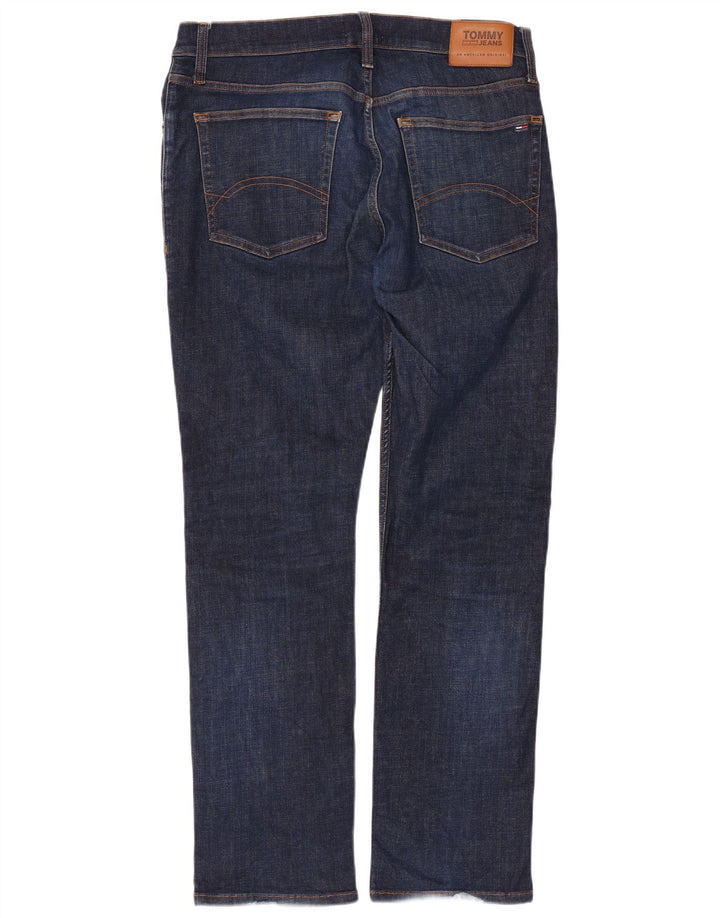 TOMMY HILFIGER Jeans dritti da donna W36 L32 cotone blu navy