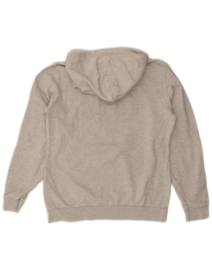 Maglione con cappuccio grafico da donna CHAMPION grande in cotone grigio