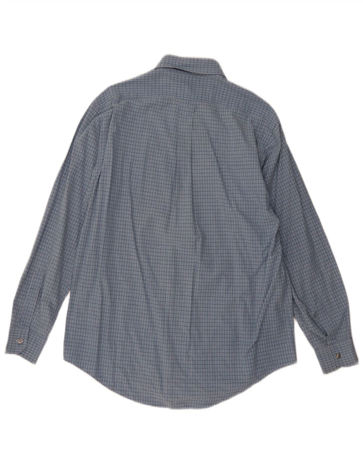 Camicia Trussardi Uomo Large Vichy Blu