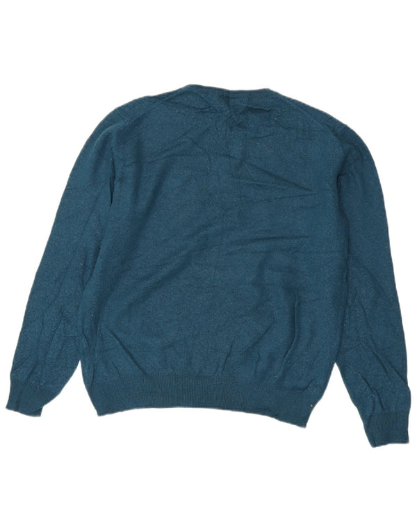 Calvin Klein Jeans da donna maglione girocollo maglione UK 16 grande lana blu