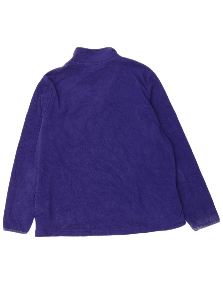 Giacca in pile da donna Marks & Spencer UK 20 2XL Poliestere viola