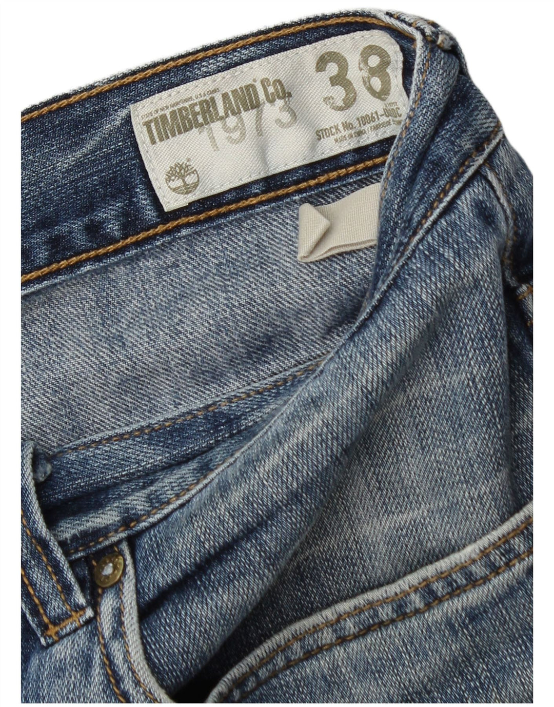 Jeans dritti da uomo TIMBERLAND W38 L31 cotone blu