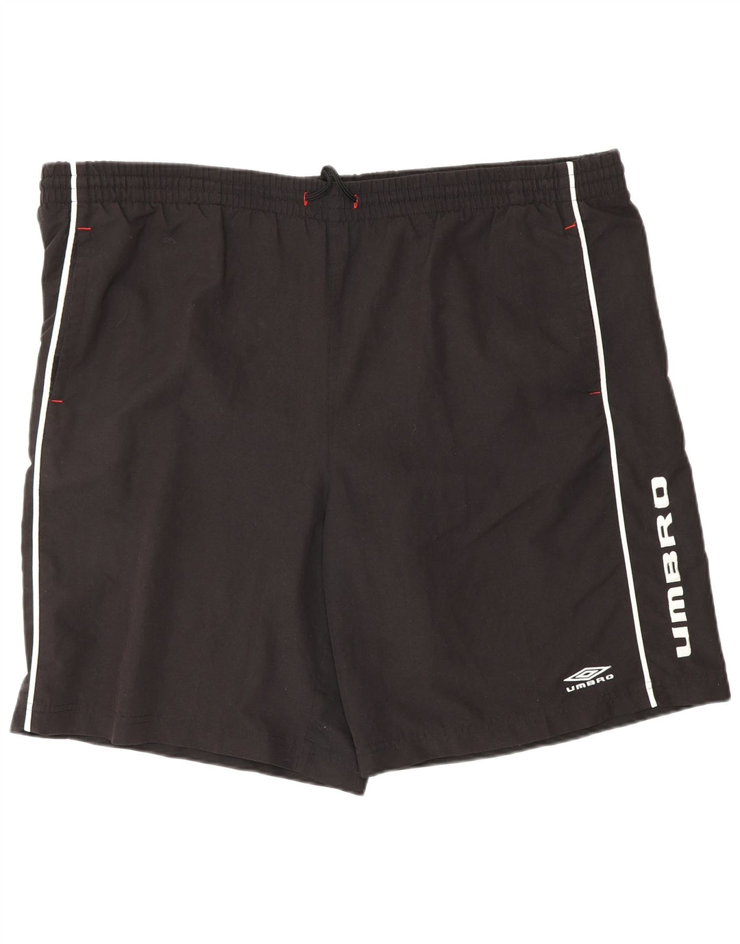 Pantaloncini sportivi grafici da uomo UMBRO 2XL poliestere nero