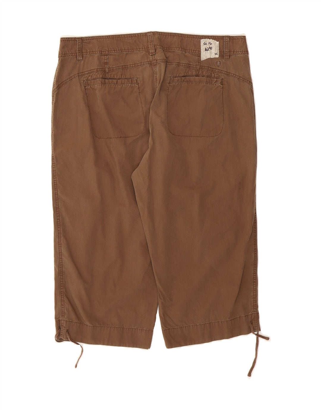 IZOD Womens Bermuda Shorts US 16 2XL W38  Brown Cotton Vintage Izod and Second-Hand Izod from Messina Hembry 