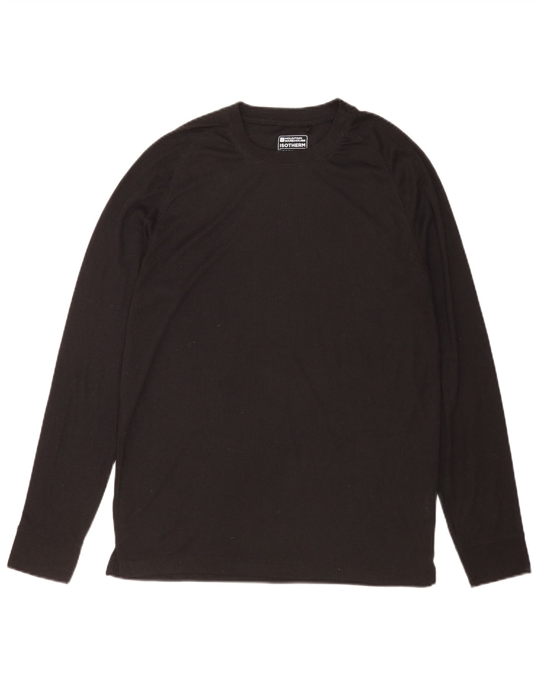 Mountain Warehouse Top da uomo a maniche lunghe grande nero in poliestere