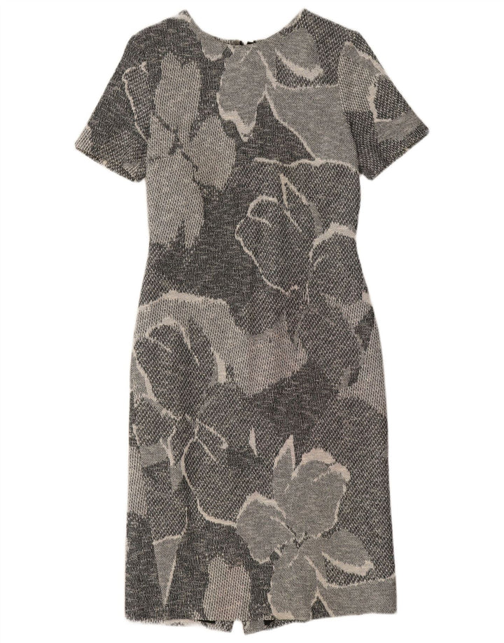 Abito tubino da donna Hugo Boss UK 12 Grigio medio floreale