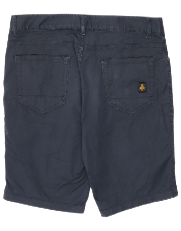 Pantaloncini casual da donna Refrigiwear W32 Large in cotone blu navy