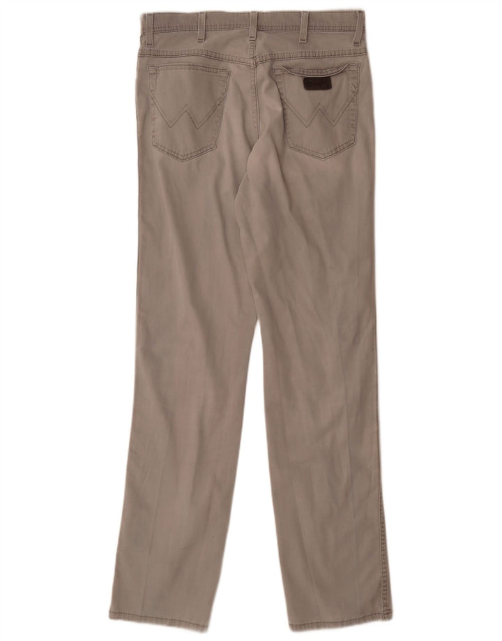 Jeans dritti elasticizzati Texas Wrangler da uomo W33 L34 cotone grigio