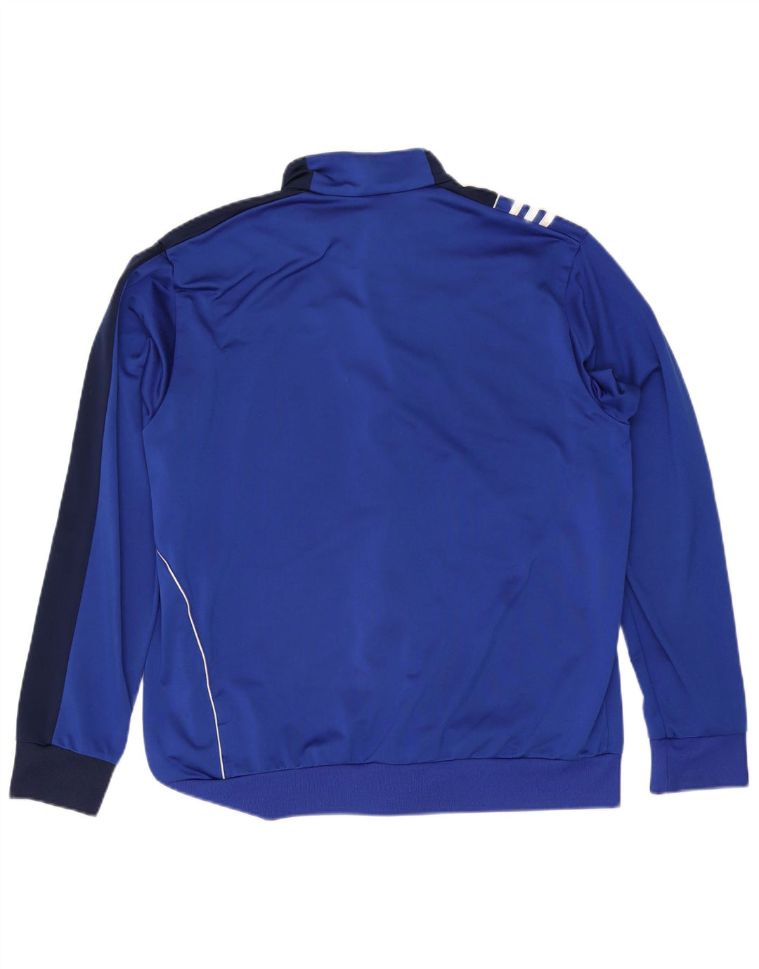 Giacca da tuta da uomo Adidas UK 46/48 XL Poliestere color block blu