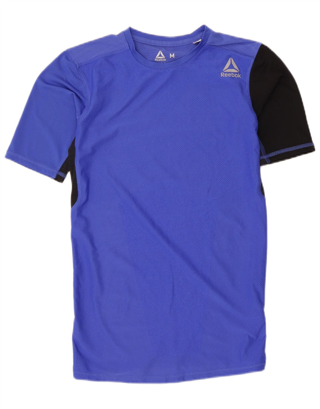 T-shirt Reebok da donna Top UK 12 poliestere color block blu medio