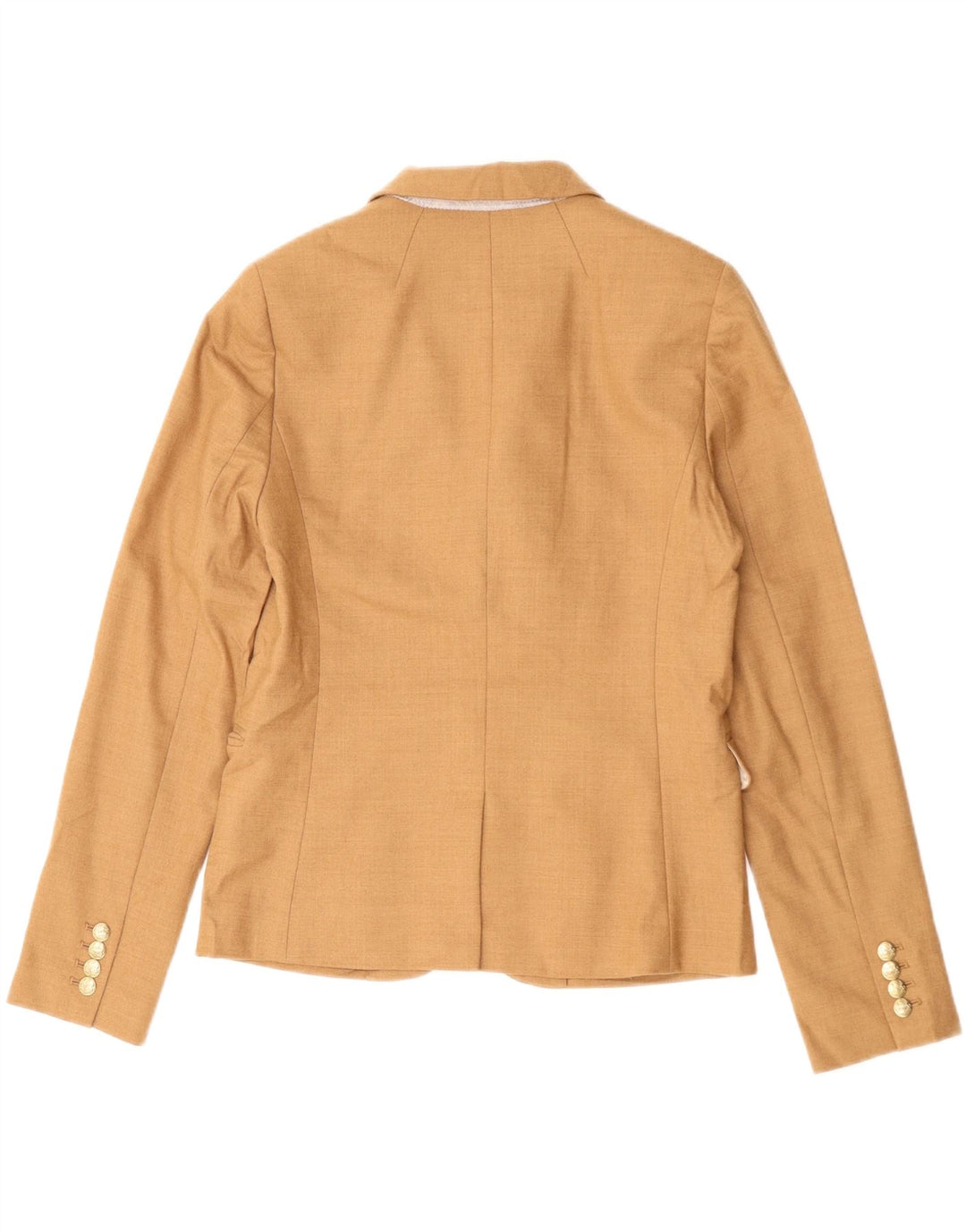 Giacca blazer a 2 bottoni da donna J. Crew US 6 lana marrone medio