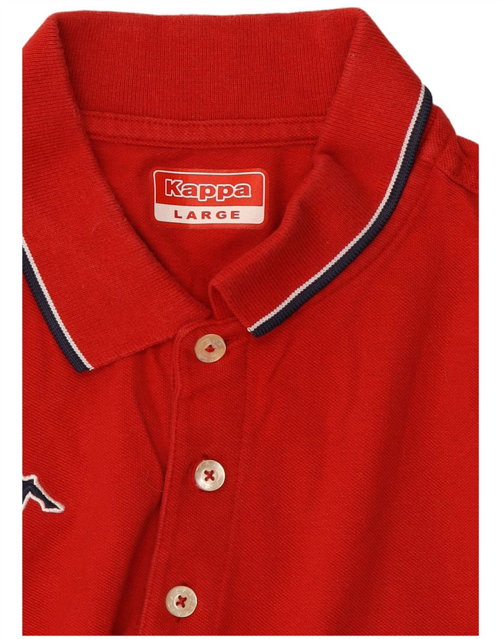 Polo Kappa Uomo Large Rossa