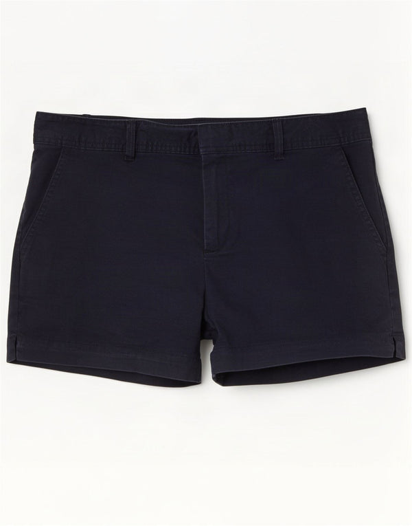 Pantaloncini chino da donna Gap US 10 Large W34 cotone blu navy