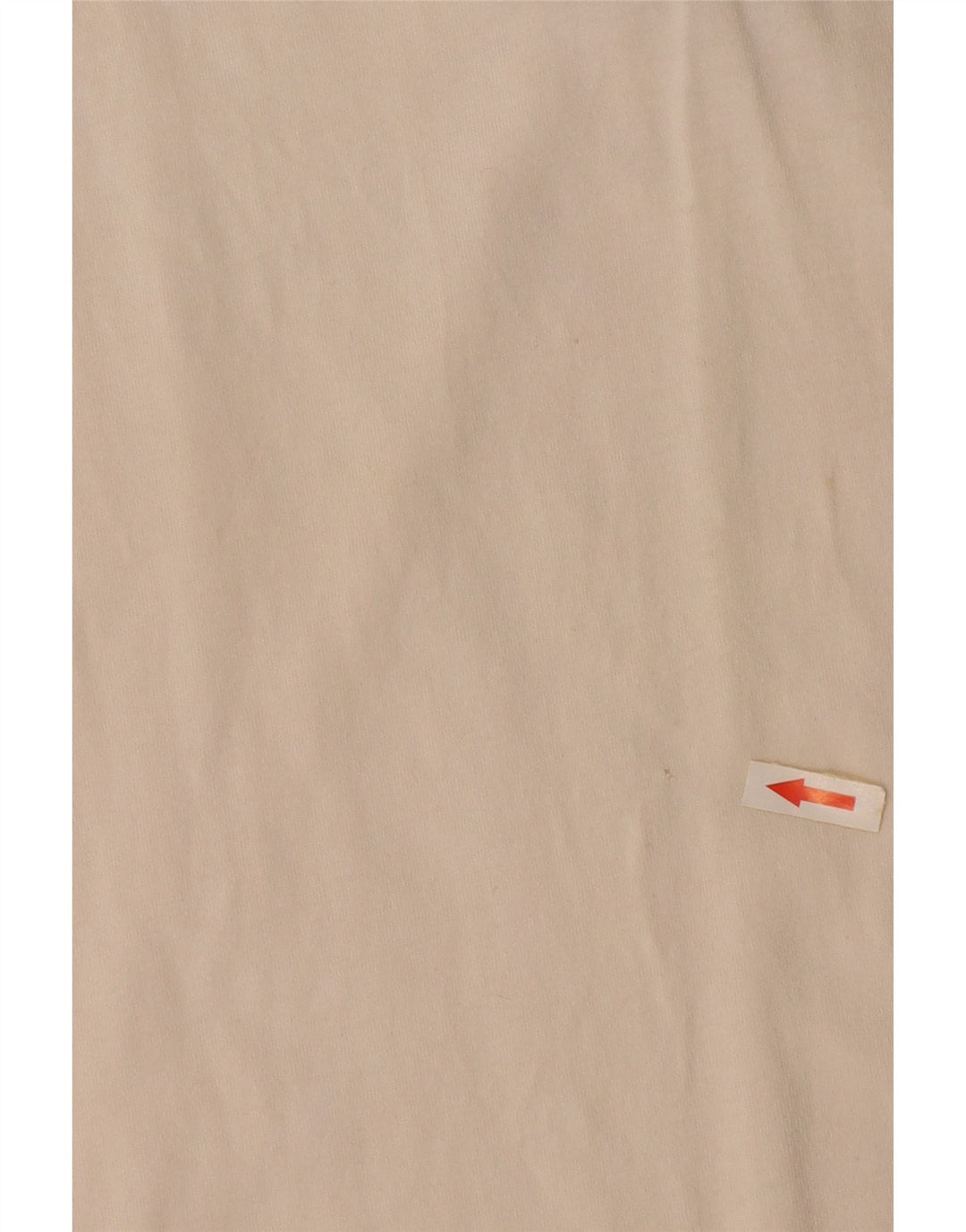 T-shirt ASICS da uomo con collo e zip, taglia grande, colore bianco sporco